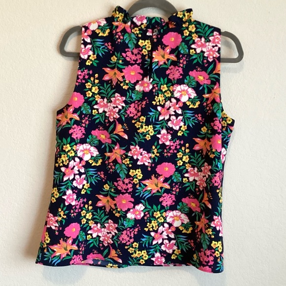 \J. Crew Factory\ Printed Ruffleneck Blouse - Picture 7 of 12